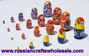 Babushka doll russian nesting dolls