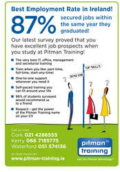Change your Career with Pitman Training Waterford