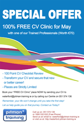 100% FREE CV Clinic with Pitman Training Waterford